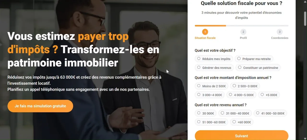 Ma Prime Fiscale — landing page hero